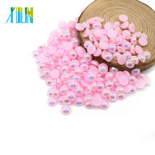 Großhandel Cabochon ABS Kunststoff DIY Craft Kleber auf Perlen in Bulk, A37-Lt.pink AB